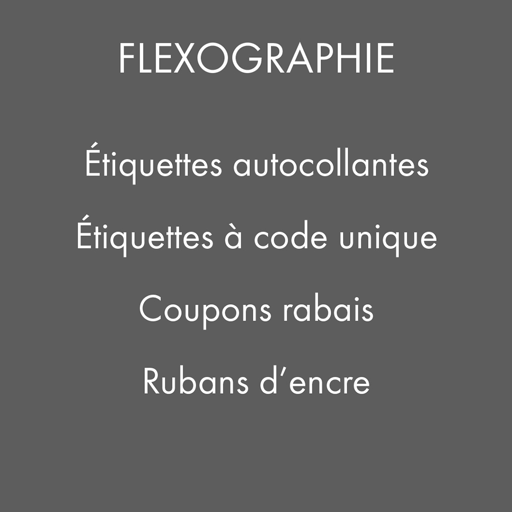 Flexographie, Groupe Agraphe