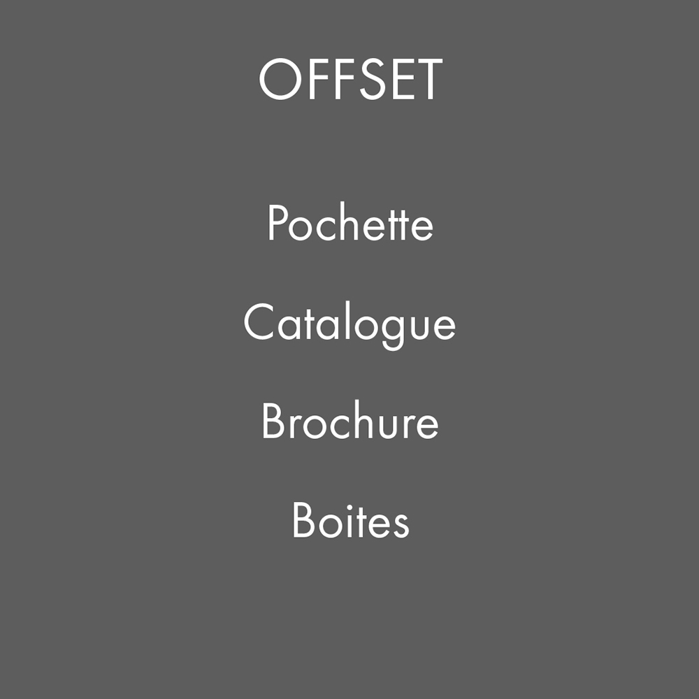 Offset, Groupe Agraphe